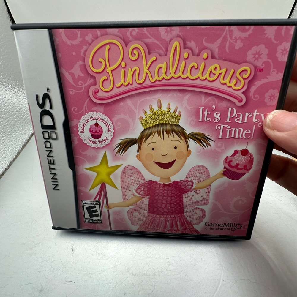 Pinkalicious Its Party Time Nintendo DS Game CIB Complete GameMill 2011